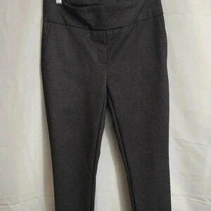 Dalia Women's Black Stretch Pull-On Slacks Pants Pockets Size Small